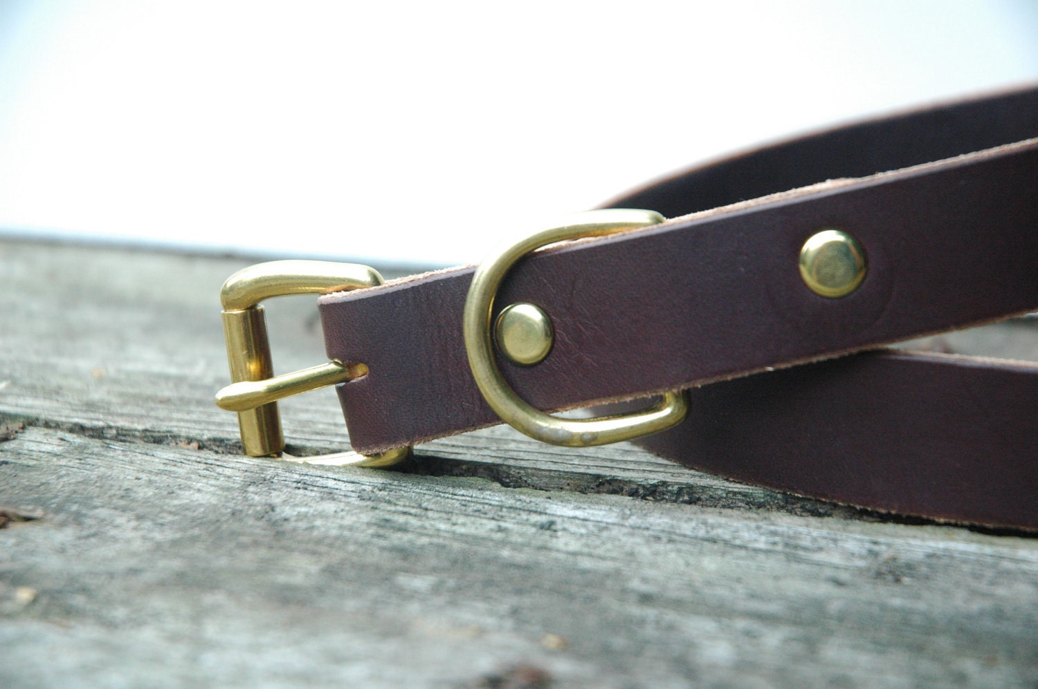 Custom leather dog collar