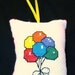 Birthday Balloons Counted Cross-Stitch Ornament