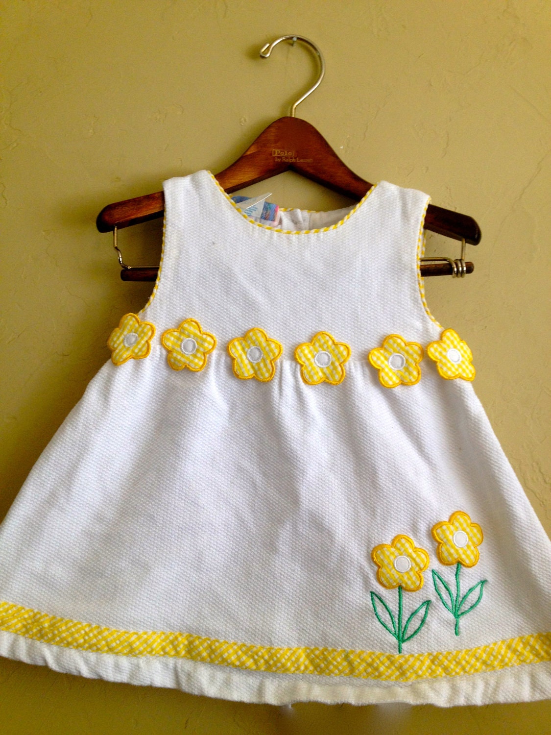 Yellow Flowered Sundress 2T