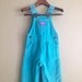 Vintage Osh Kosh Teal Corduroy Overalls 24 Months