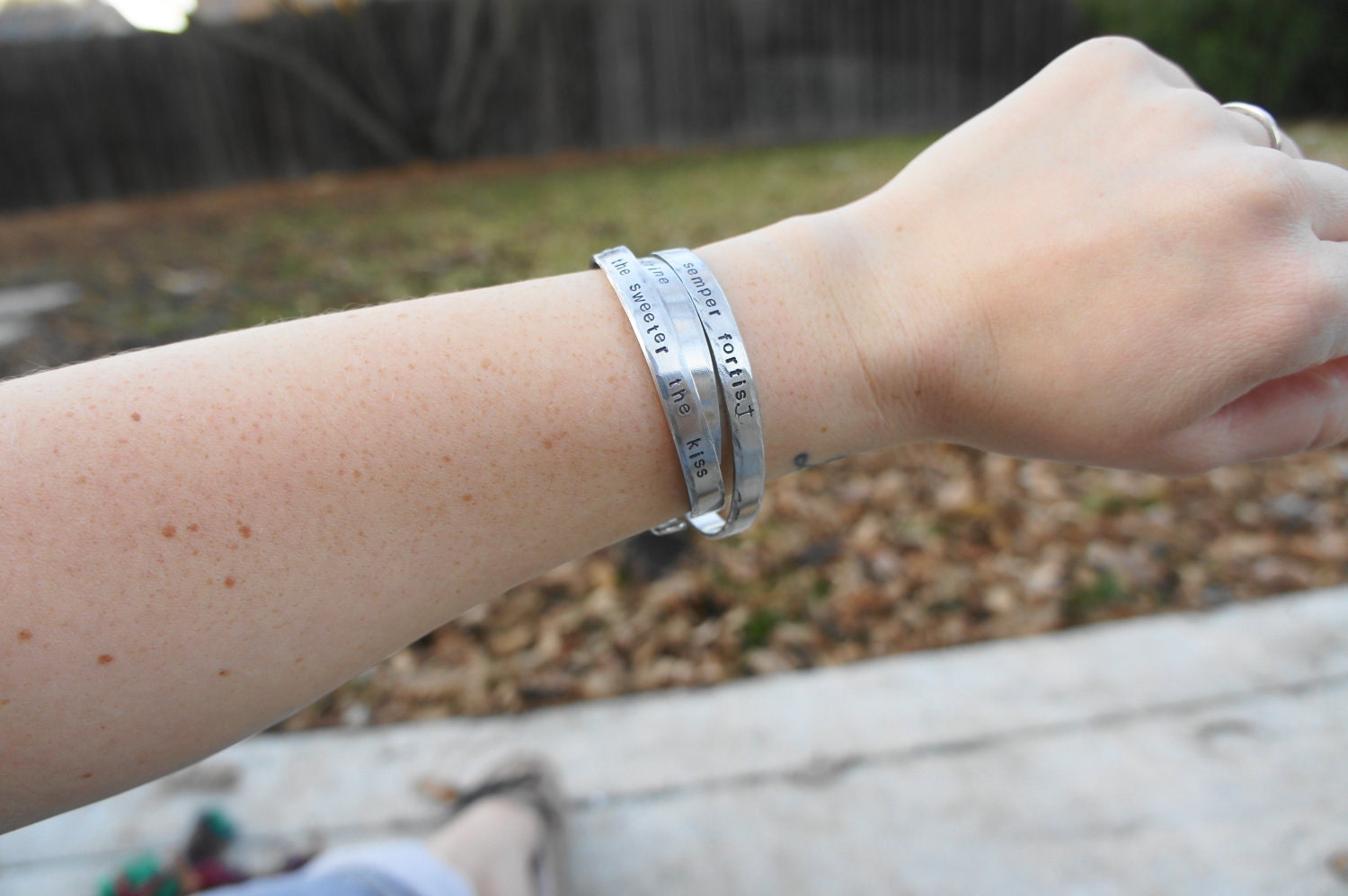 You Get Stronger. Military quote. deployment bracelet. usmc army navy usaf marine corps