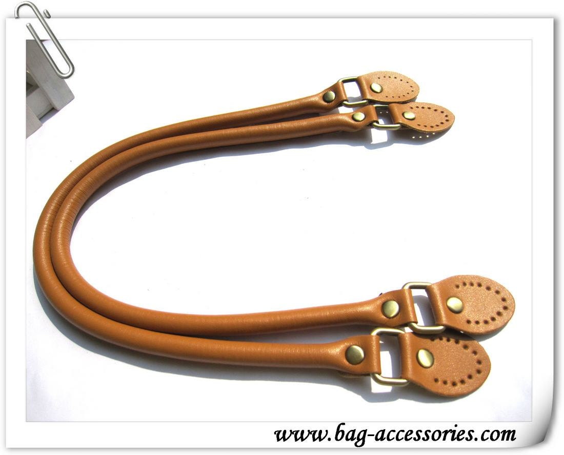 23inches microfiber leather handle,light brown leather handles, 1PAIR