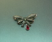 Avon Signed Birthstone Bow Pin