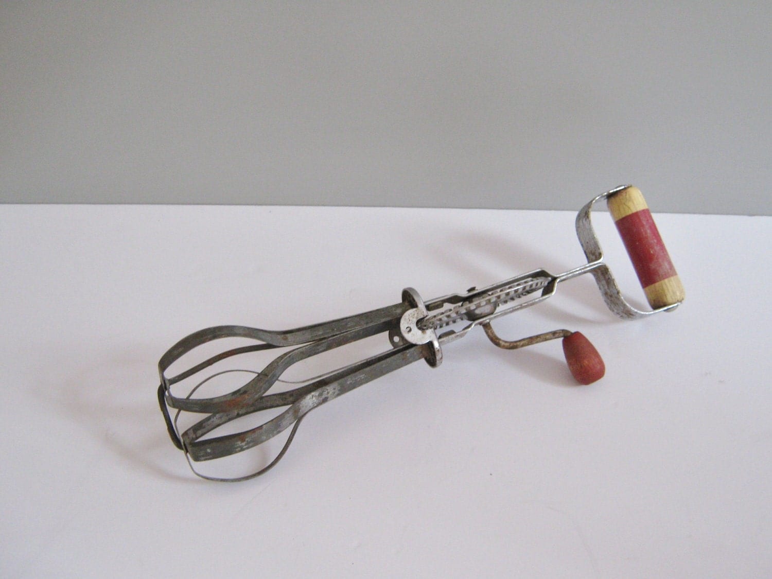 Items similar to Egg Beater Metal Egg Beater, Vintage Hand Mixer and