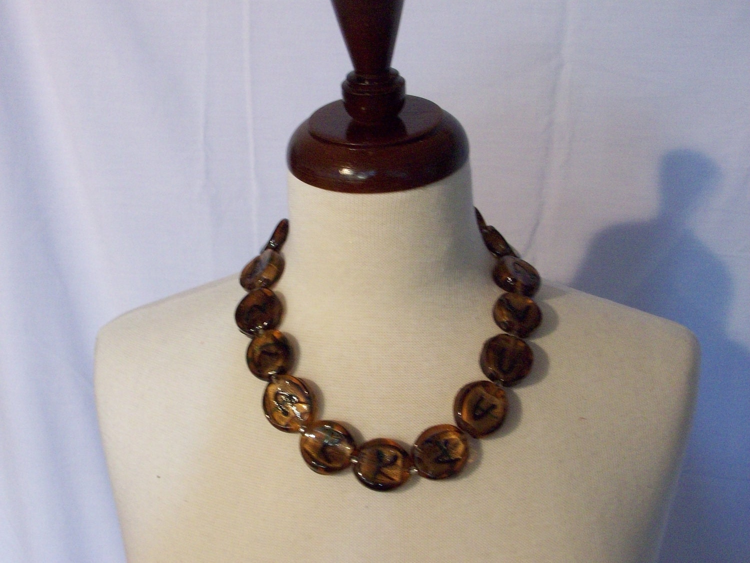 Brown Glass Necklace