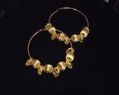 Turquoise Goldie Paparazzi Earrings