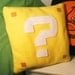 Super Mario Question Mark Block Pillow