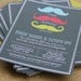 Little Man Birthday Invitations - Happy Birthday Handsome - PRINTABLE