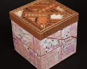 Attic Sale - Small Box with Map and Corrugated Lid