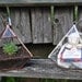 Air Terrarium Kit, pyramid top glass terrarium for hanging or to sit -- copper or silver color -- terrarium supplies -- eco friendly