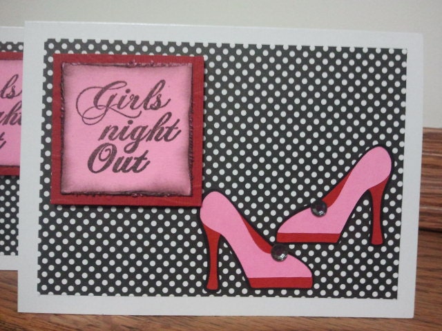 CLEARANCE - Girls Night Out Invitations-Set of 8