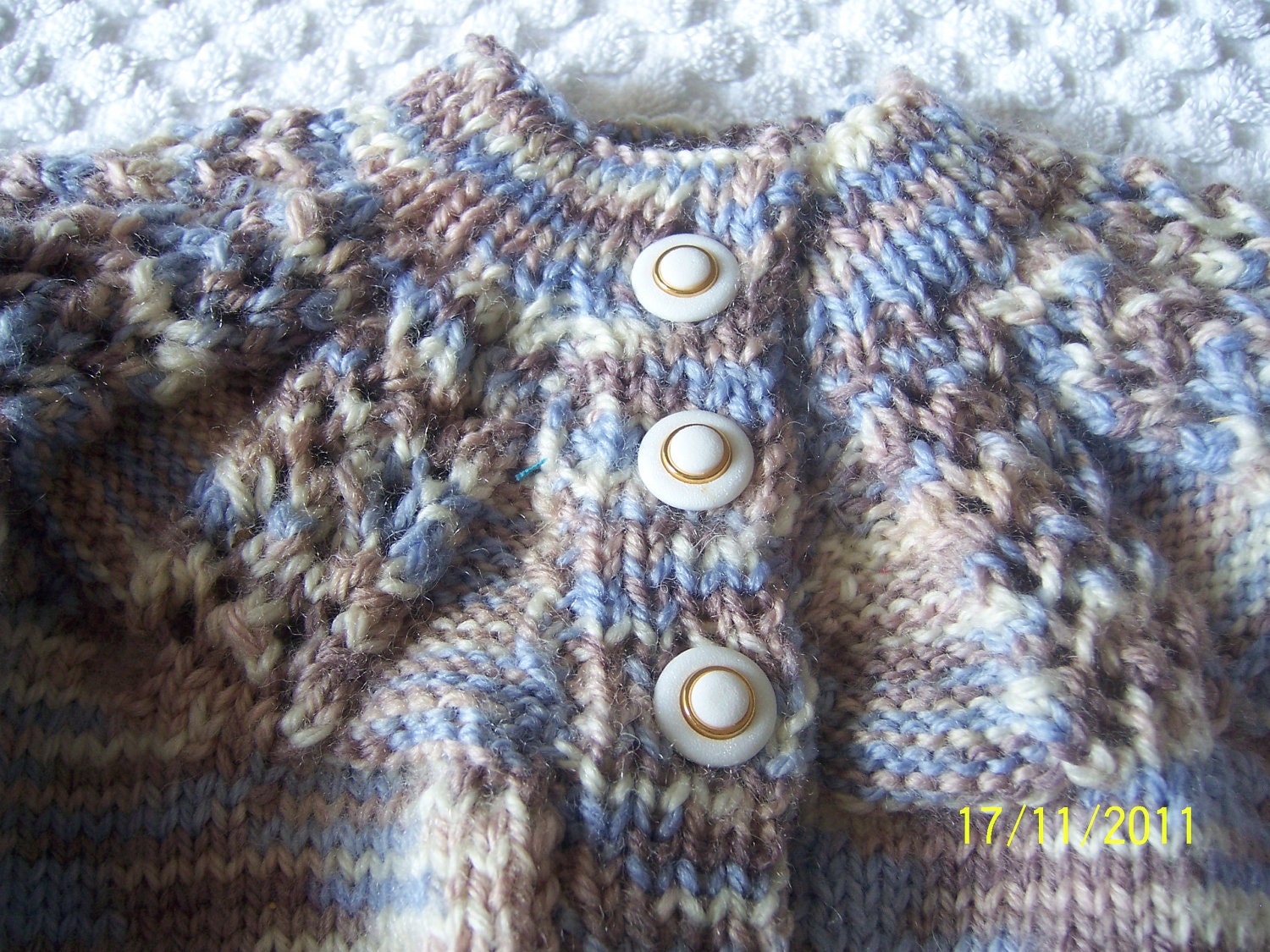 Hand Knitted Baby Sweater