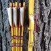 American Osage and Bamboo bow with Paduk accents, 40lbs at 28", Wood archery bow, comes with arrows