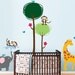 Safari Jungle Friends, Jungle Animal Vinyl Wall Decal for Nursery - SMALL Set