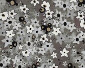 Gallery Fiori Collection by Karen Tusinski for P&B Textiles - Star Flowers Silver