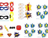 Superhero printables and emblems
