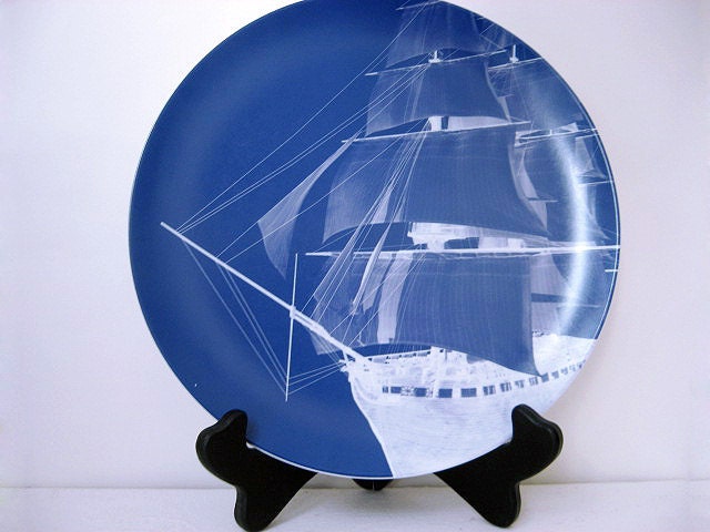 Ghost Ship - Melamine Plate - Dinnerware - Ocean