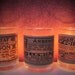 Halloween Candle Votives - Toxins and Turmoil - Poison Label - Vintage Labels