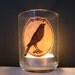Gift Under 10 - Candle Votives - Funeral Formal - Skeleton - Raven