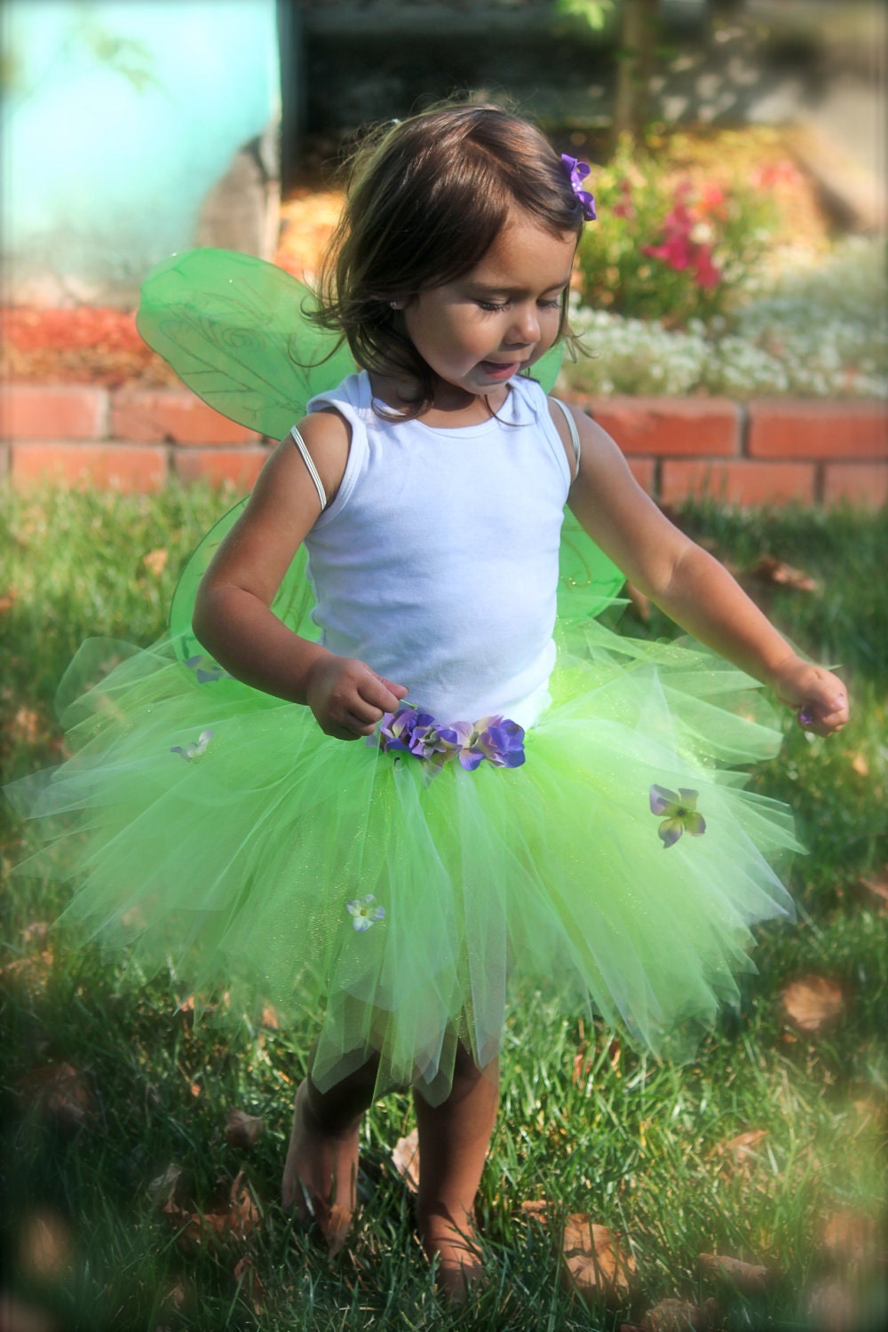 Green Tutu. Pixie Tutu Costume. Fairy Princess Tutu Costume. Fairy Tutu. Tinkerbell inspired costume.