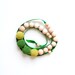 SALE 30%-Nursing Necklace/Teething Necklace-Wooden and Crochet Necklace-Green-Summer fashion-Ready to ship