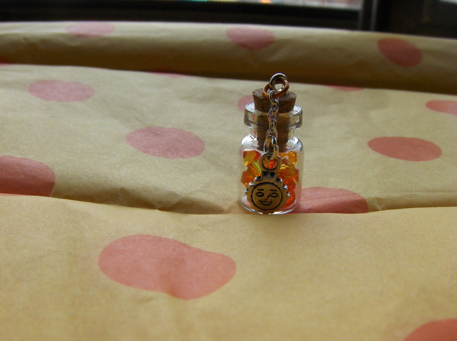 Sunrise Wishing Bottle Necklace