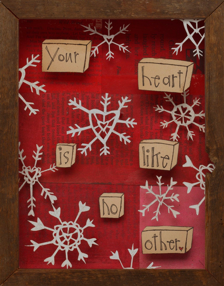 Your heart is like no other  - 11 x 14 print