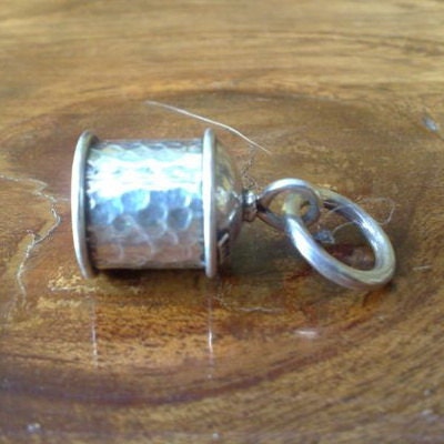 EC-ROUND15 - Sterling Silver Large Round End Cap Hammer