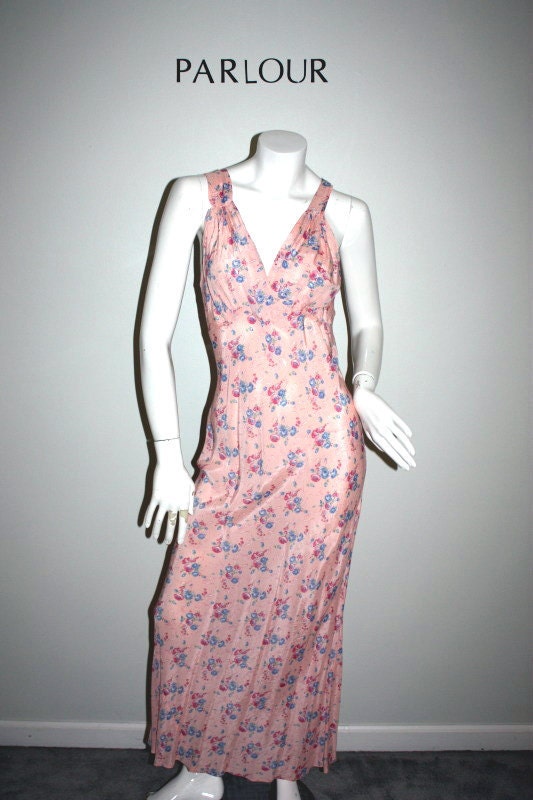 1930s novelty YES print nightie