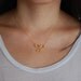 Sweet Bow Gold Necklace also in Silver