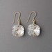 Clear Swarovski Crystal Earrings Gold or Silver