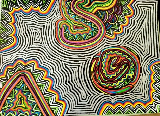 Trippy Sharpie Drawings