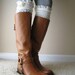 The Lacey Lou - Off White Open-work Leg Warmers with knit lace trim & buttons - Legwarmers boot socks (item no. 3-16)