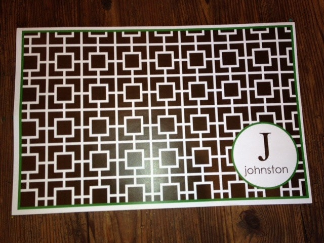 customized paper placemats - 50 sheets per pad