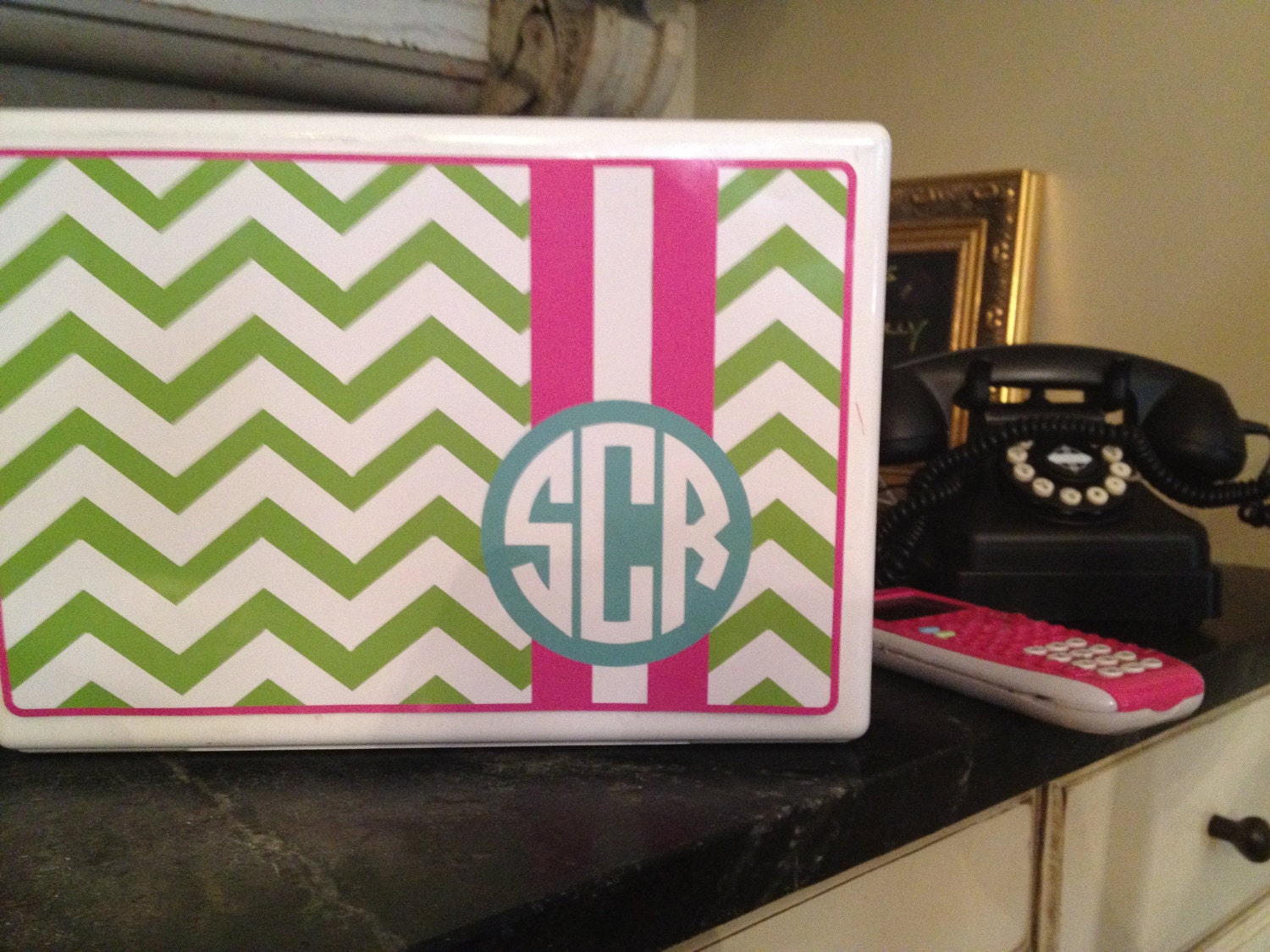 Chevron patterned - Colorful, Custom laptop decals