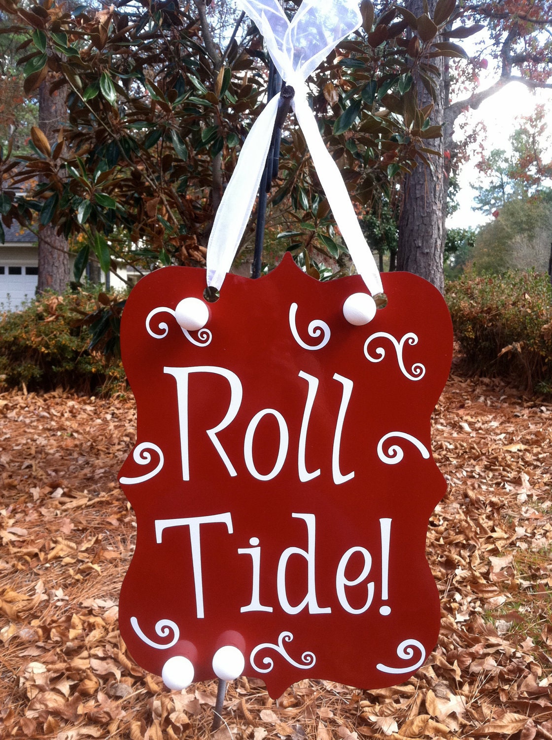 Alabama Roll Tide/Merry Christmas Two Sided Magnet Board--Can be Personalized