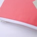 RESERVED Neon Small zipper pouch 4,7"X6" geometry color block in mustard and coral