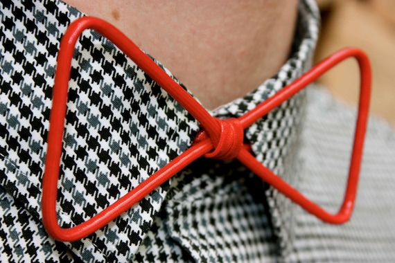 Red Wire Bow-Tie