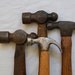 Vintage Hammers, Metal Tool, Home Decor, Hammer, Hammer and a nail, Vintage Tool, Set of Hammers,