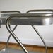 Art Deco Midcentury Tea Cart, Midcentury Chrome Furniture, Teacart VIntage, Bar Serving Furniture. Grey FAUX Wood, Home Decor