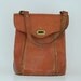VIntage Leather Purse, Leather Pocketbook, 1960's Retro Purse, Gift For MOM, Handbag Hipster, Leather Bag Made In ITaly, Italian Leather