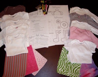 Baby Girl Onesie Applique Making Kit