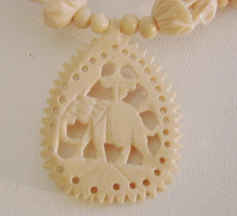 Ivory Elephant Carving