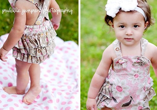NEW Vintage Retro Sunsuit baby children spring summer by mudan charlotte collection