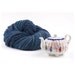 Handspun yarn 255 yards Merino. Blue Orient. By Woolwench on Etsy