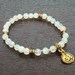 Moonstone Shakti Mala Bracelet - 27 Bead Moonstone Wrist Mala Yoga, Buddhist, Meditation, Prayer Beads, Jewelry - Free Shipping Etsy