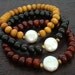 Women's Stackable Prosperity Pearl Meditation Bracelets - Yoga, Buddhist, Meditation Prayer Beads, Jewelry - Free Shipping Etsy