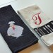 Monogrammed Kitchen Towels - Le French Chef