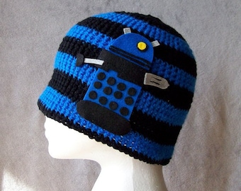Dalek Hat Crochet - Choose your own color