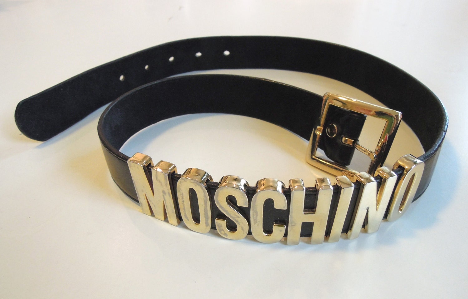 Moschino Letter Belt